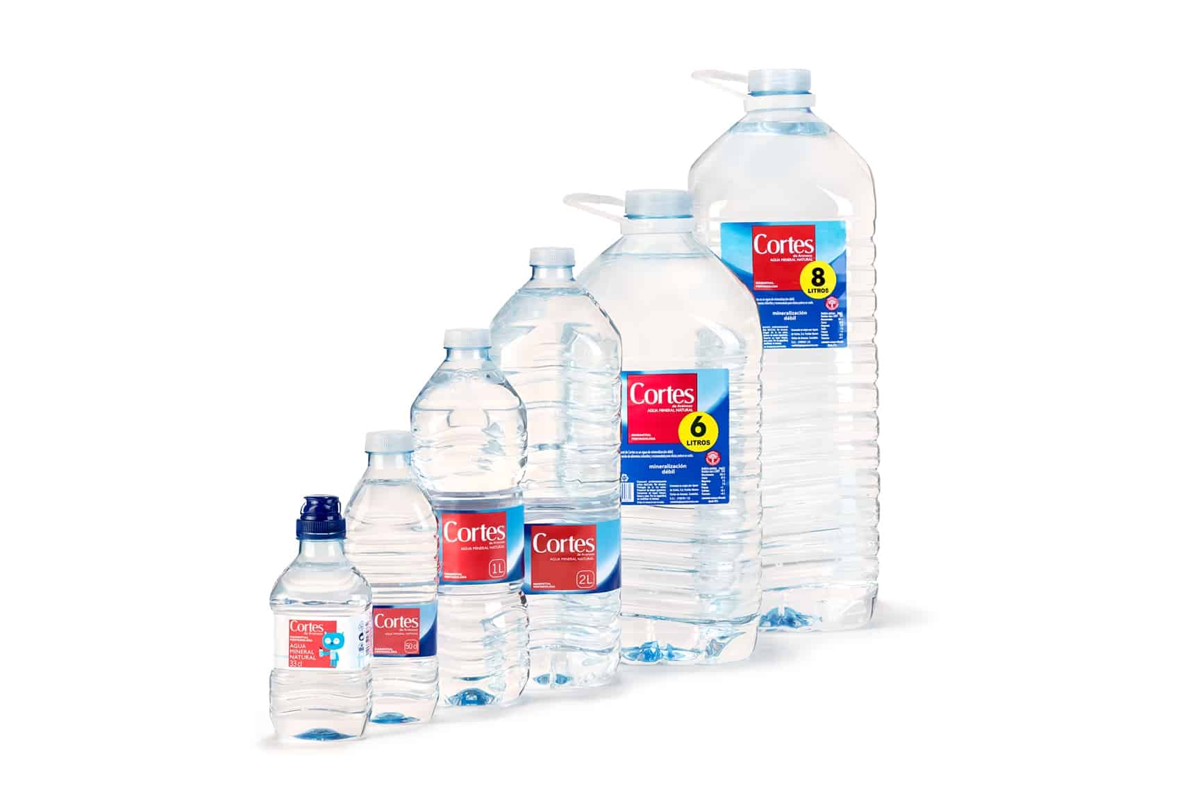 Botella De Agua Plastica 1L